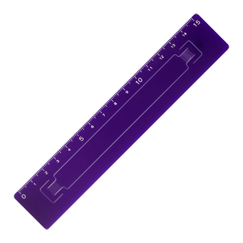 スリットルーラーP１５cm  品番：110200043 無地 バイオレット,固定も移動も自在にできる定規,ずれない定規,滑らない定規,non-slip ruler,レトロ,デザイン,シンプル,ユニーク,おしゃれ,上質,高級,丈夫,プレゼント,ギフト,贈り物,記念,祝い,ノベルティ,プロモーション,文具,文房具